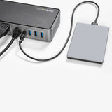 STARTECH USB-C and USB-A Hybrid Triple Monitor Docking Station