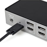 STARTECH USB-C and USB-A Hybrid Triple Monitor Docking Station