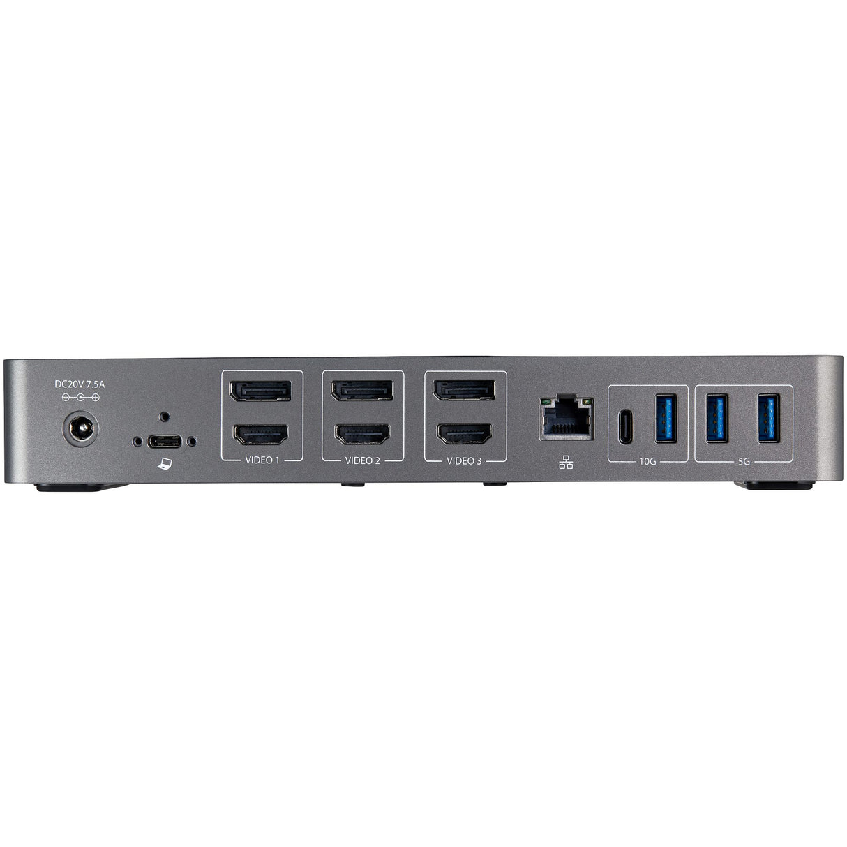 STARTECH USB-C and USB-A Hybrid Triple Monitor Docking Station