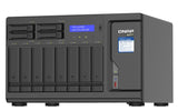 QNAP 8 x 3.5" | 4 x 2.5" | Intel Xeon W-1250 | 16 GB ECC UDIMM DDR4 | 5GB Flash | LCD | 550W PSU | 100-240V | 234.6 × 369.9 × 319.8 mm | 11.27 kg (TVS-H1288X-W1250-16G)