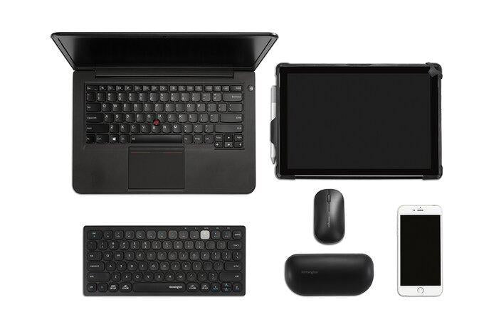 KENSINGTON Multi-Device Dual Wireless Compact Keyboard | Black (K75502US) KENSINGTON