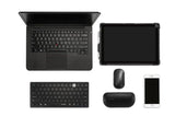 KENSINGTON Multi-Device Dual Wireless Compact Keyboard | Black (K75502US) KENSINGTON