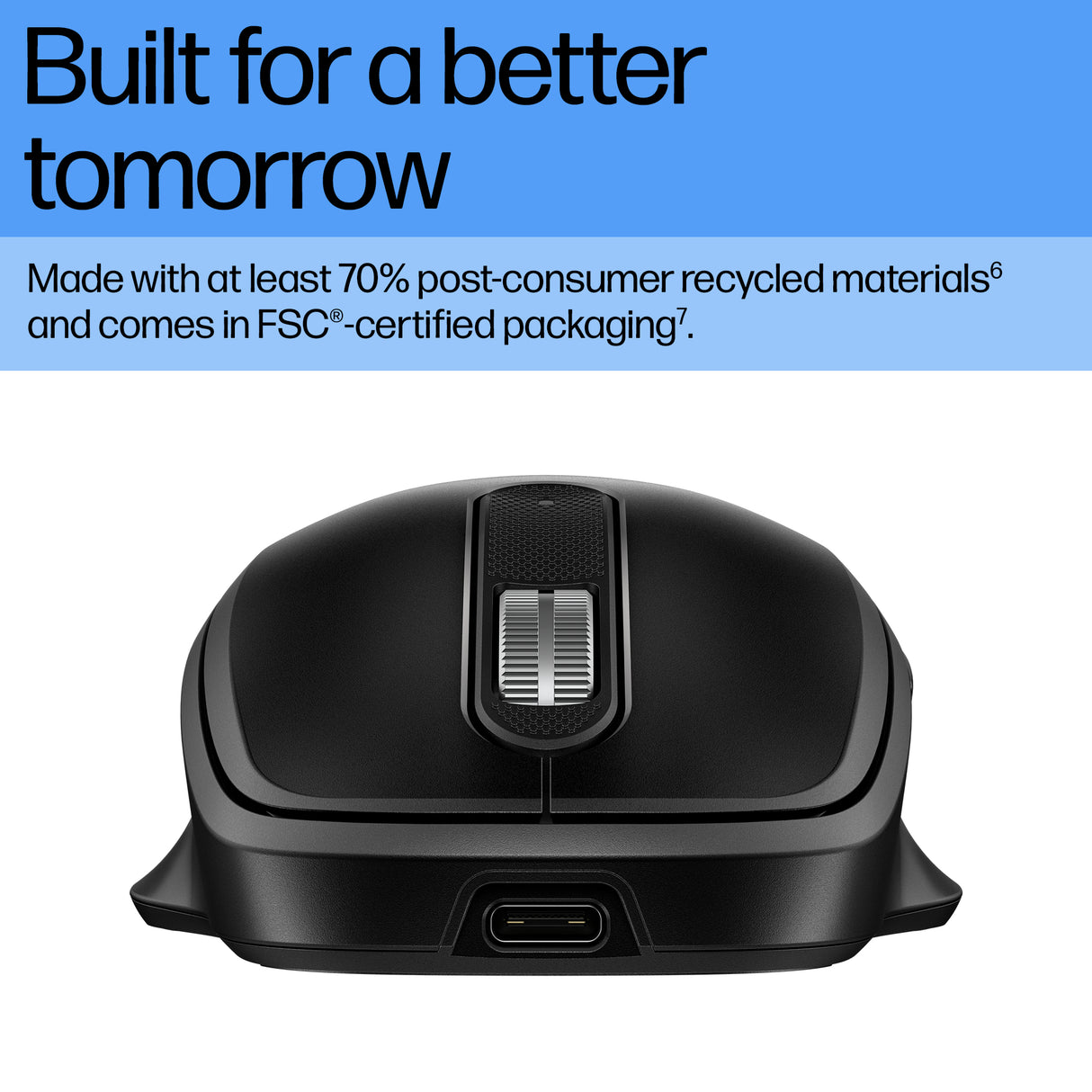 HP 515 – Wireless 2.4GHz / Ultra-Fast Recharge / Office Wireless Mouse