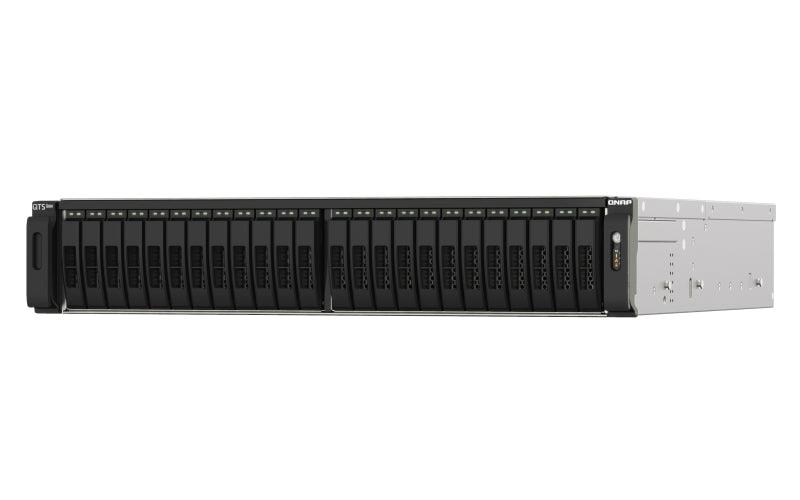 QNAP 24 x 2.5" | AMD EPYC 7302P | 256 GB RDIMM DDR4 ECC | 5GB Flash | 2 x 1100W | 100-240V | 15.2 kg (TS-H2490FU-7302P-256G)