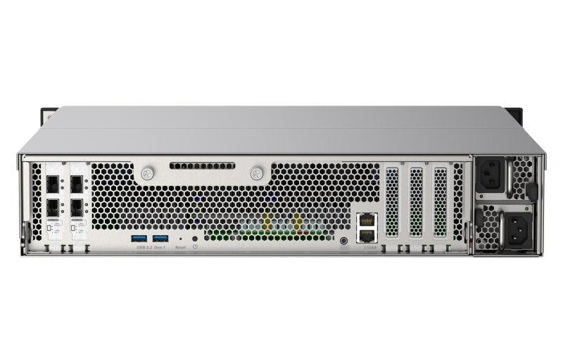 QNAP 24 x 2.5" | AMD EPYC 7302P | 256 GB RDIMM DDR4 ECC | 5GB Flash | 2 x 1100W | 100-240V | 15.2 kg (TS-H2490FU-7302P-256G)