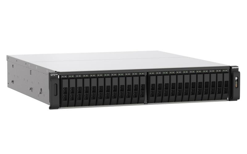 QNAP 24 x 2.5" | AMD EPYC 7302P | 256 GB RDIMM DDR4 ECC | 5GB Flash | 2 x 1100W | 100-240V | 15.2 kg (TS-H2490FU-7302P-256G)