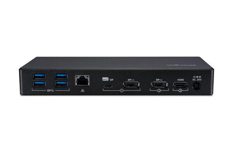 KENSINGTON 5 x USB-A 3.2 Gen2 | 4 x USB-A 3.2 Gen1 | 1 x USB-C 3.2 Gen2 | 1 x 3.5mm | 2 x DisplayPort | 1 x HDMI | 10|100|1000 Ethernet | 4K max | 100W max | (K34115AP)