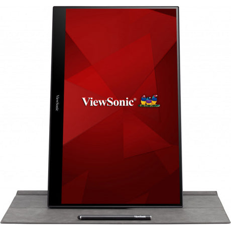 VIEWSONIC computer monitor (15.6") Full HD LED Touchscreen Multi-user Black, Silver