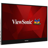 VIEWSONIC computer monitor (15.6") Full HD LED Touchscreen Multi-user Black, Silver