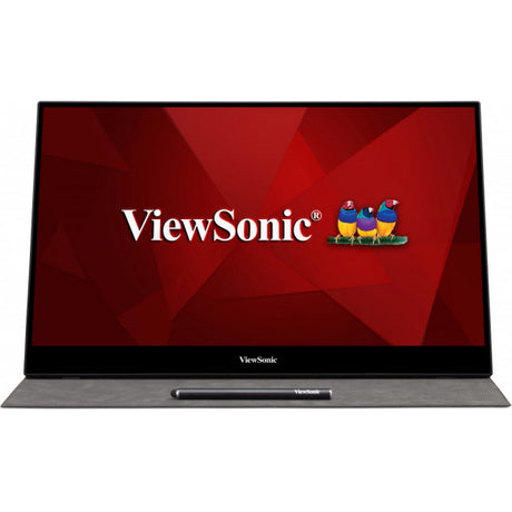 VIEWSONIC computer monitor (15.6") Full HD LED Touchscreen Multi-user Black, Silver