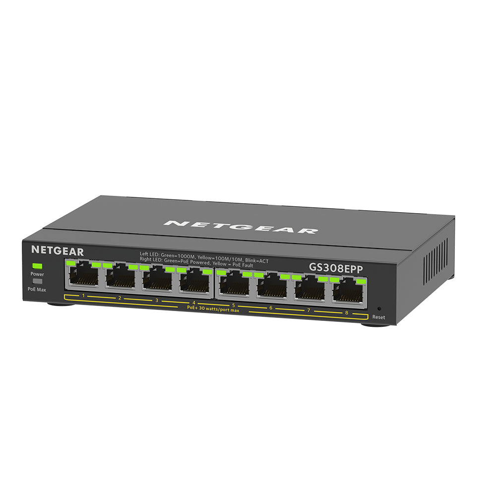 NETGEAR GS308EPP Network Switch