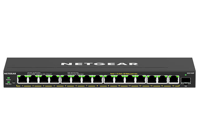 NETGEAR GS316EP-100AUS Network Switch