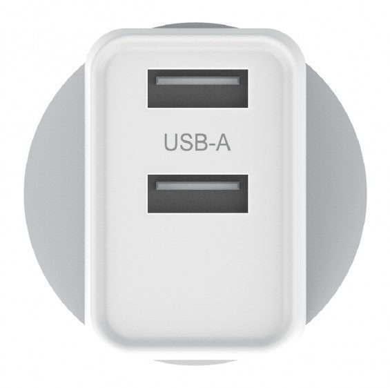 VERBATIM 66593 – 17W / 2x USB-A / Smart IC – Wall Charger