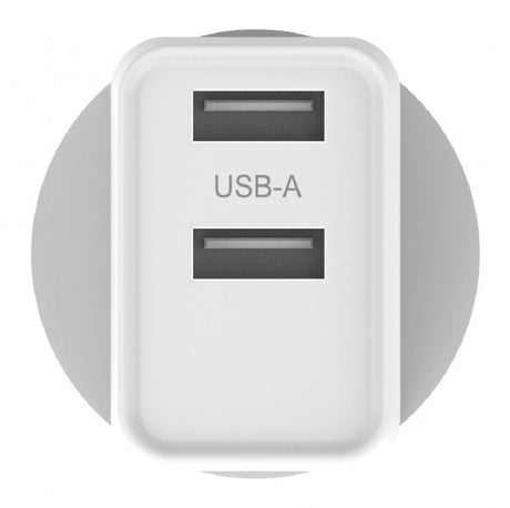 VERBATIM 66593 – 17W / 2x USB-A / Smart IC – Wall Charger