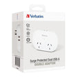 VERBATIM 12W – USB-A + USB-A / Surge Protection – Wall Charger