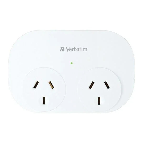 VERBATIM 12W – USB-A + USB-A / Surge Protection – Wall Charger