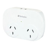 VERBATIM 12W – USB-A + USB-A / Surge Protection – Wall Charger