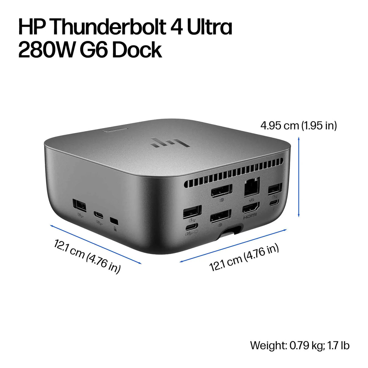 HPL AW5M5UT – Thunderbolt 4 / 280W PD / HDMI / 2x DP / 5x USB-A – Docking Station