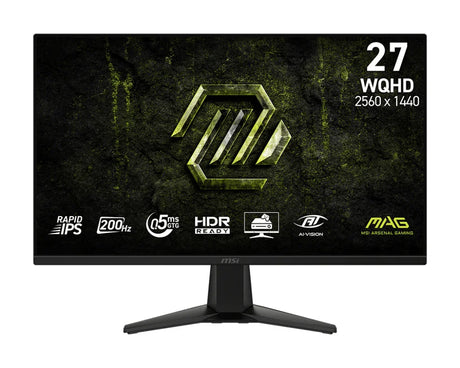 MSI MAG 275QF E20 Monitor – 27" / QHD / IPS / 200Hz – Gaming Monitor