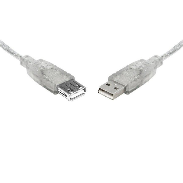 8WARE 5m USB 2.0 Cable - Type A to Type A Male to Male High Speed Data Transfer for Printer Scanner Cameras Webcam Keyboard Mouse Joystick