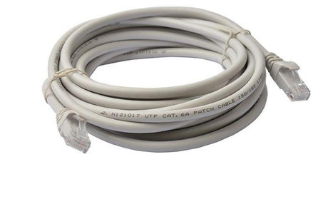 8WARE CAT6A Cable 15m - Grey Color RJ45 Ethernet Network LAN UTP Patch Cord Snagless