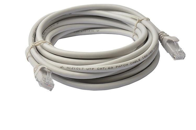 8WARE CAT6A Cable 5m - Grey Color RJ45 Ethernet Network LAN UTP Patch Cord Snagless