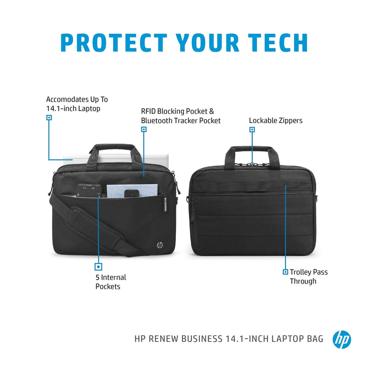 HP Renew Business (14.1") Laptop Bag - Made from Recycled materials HP