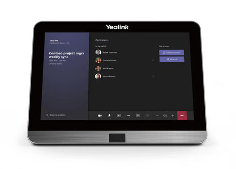 YEALINK MTOUCH II – 1280 x 800 Touch Controller Included – Teams & Zoom Certified Room System