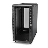 STARTECH 4-Post 25U Server Rack Cabinet | 19" Data Rack Cabinet for IT | Network Equipment | with Adjustable Mounting Rails (RK2536BKF)