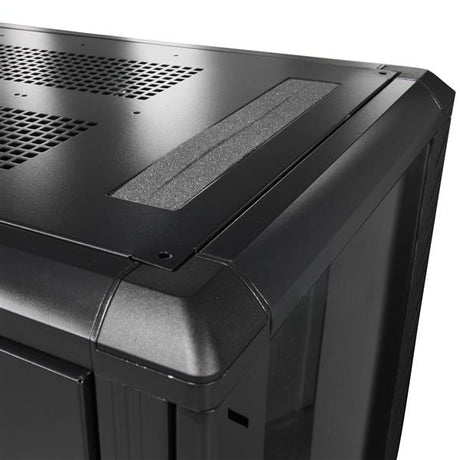 STARTECH 4-Post 25U Server Rack Cabinet | 19" Data Rack Cabinet for IT | Network Equipment | with Adjustable Mounting Rails (RK2536BKF)