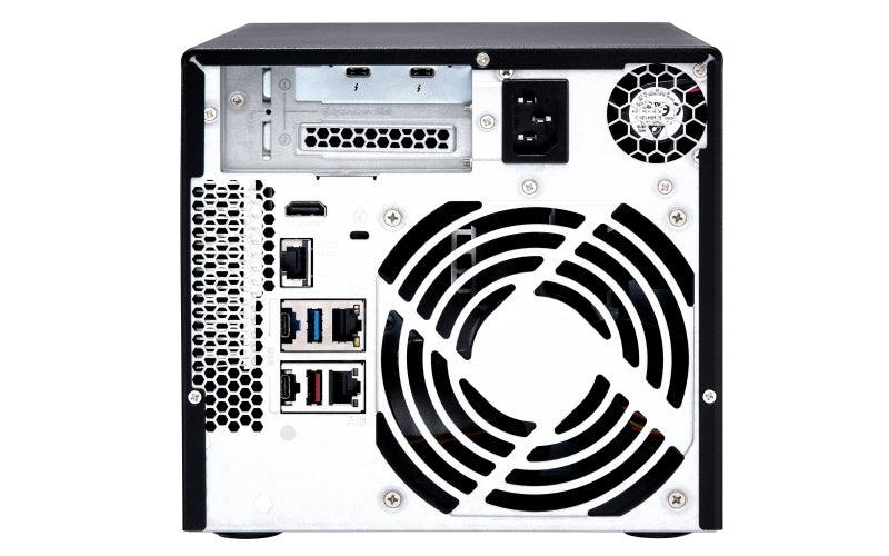 QNAP 4 x 3.5" | i3 | 4 GB SODIMM DDR4 | 5GB Flash | LCD | 250W | 100-240V | 5.4 kg (TVS-472XT-I3-4G)