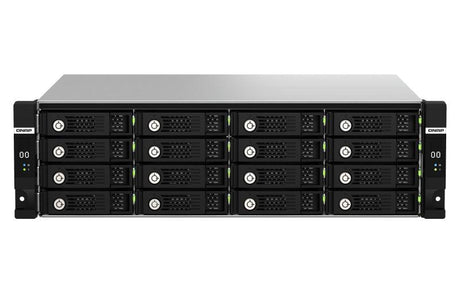 QNAP 16x 2.5"|3.5" SATA | 3 x 12Gb|s SAS 3.0 wide ports | SFF-8644 | 3U | 500 W (x2) PSU | 100-240V | 12.26 kg (TL-R1620SDC)