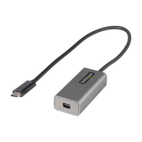 STARTECH USB C to Mini DisplayPort Adapter | 4K 60Hz USB Type C to mDP|Mini DP Monitor Video Converter Dongle | Thunderbolt 3 Compatible | 12" Attached Cable | Upgraded Version of CDP2MDP (CDP2MDPEC) (CDP2MDPEC)