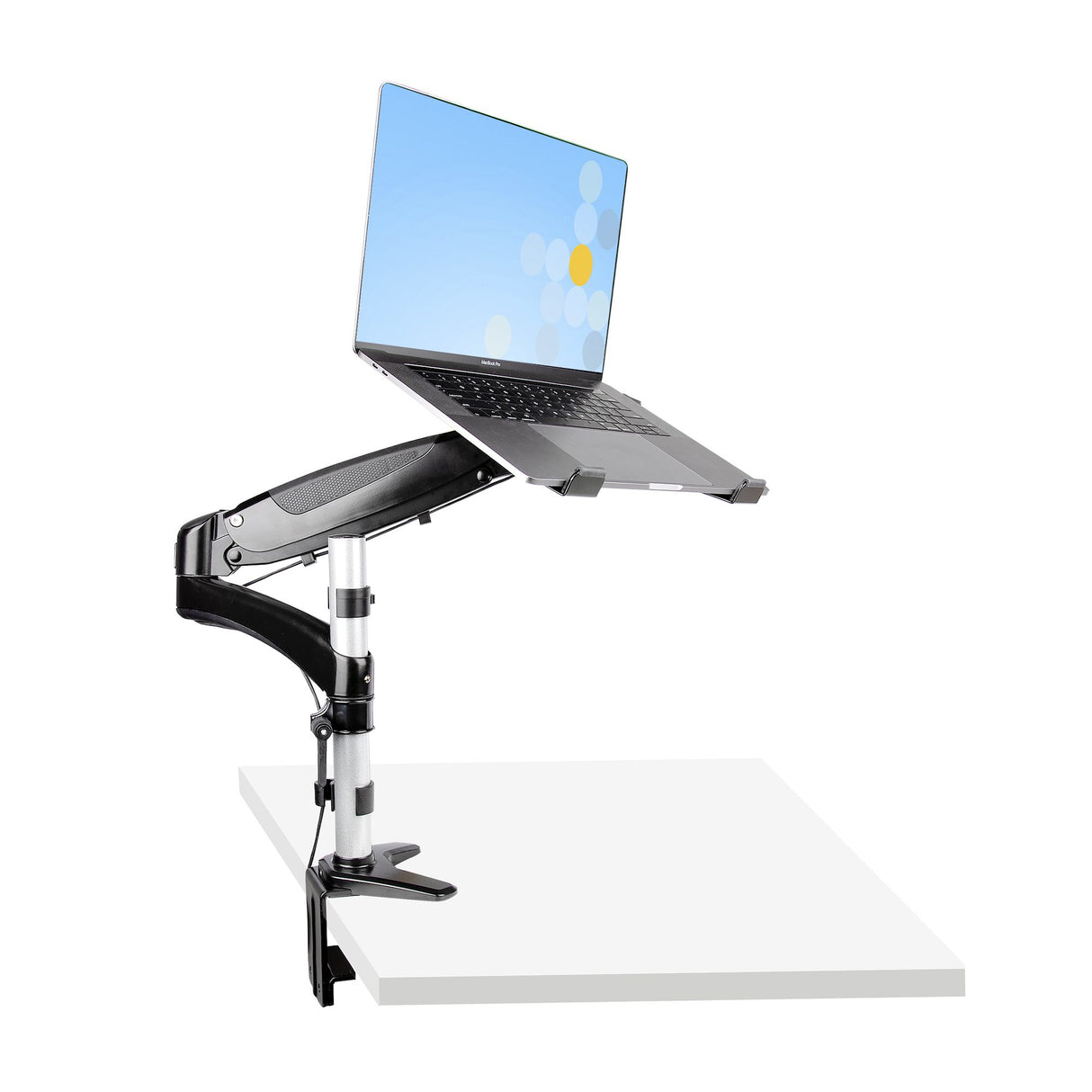 STARTECH Desk Mount Laptop Arm - Full Motion Articulating Arm for Laptop or Single 34" Monitor - VESA Mount Laptop Tray Bracket - Ergonomic Adjustable Notebook Stand - Desk-Clamp (ARMUNONB1) (ARMUNONB1)