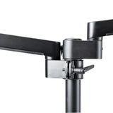 STARTECH Desk Mount Dual Monitor Arm - Full Motion Monitor Mount for 2x VESA Displays up to 32" (17lb|8kg) - Vertical Stackable Arms - Height Adjustable|Articulating - Clamp|Grommet (ARMDUALPIVOT)