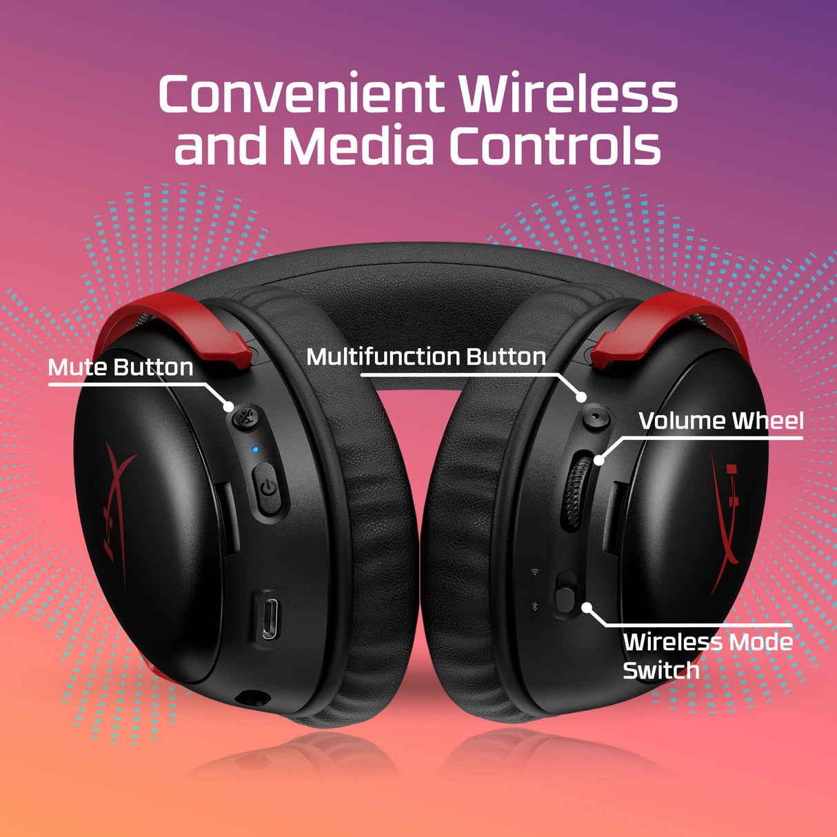 HP CLOUD III S – Wireless / Gaming – Over-Ear Headset