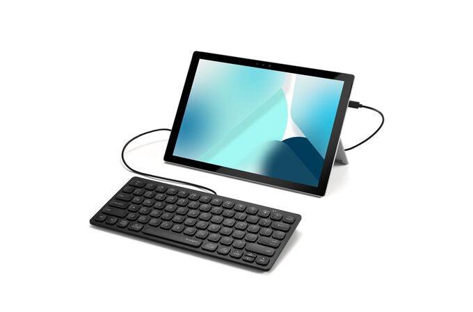 KENSINGTON Simple Solutions Wired Compact Keyboard with USB-C Connector (K75506US)