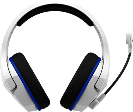HP HyperX Cloud Stinger Core - Wireless Gaming Headset (White-Blue) - PS5-PS4 (4P5J1AA) HP