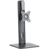 STARTECH Free Standing Single Monitor Mount - Height Adjustable Monitor Stand - For VESA Mount Displays up to 32" (15lb|7kg) - Ergonomic Monitor Stand for Desk - Tilt|Swivel|Rotate (FPPNEUSTND) (FPPNEUSTND)