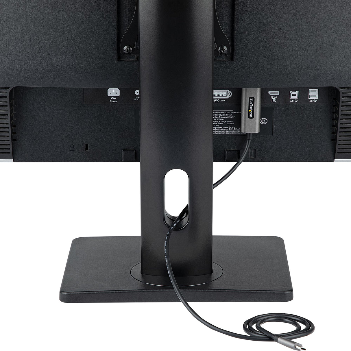 STARTECH Free Standing Single Monitor Mount - Height Adjustable Monitor Stand - For VESA Mount Displays up to 32" (15lb|7kg) - Ergonomic Monitor Stand for Desk - Tilt|Swivel|Rotate (FPPNEUSTND) (FPPNEUSTND)
