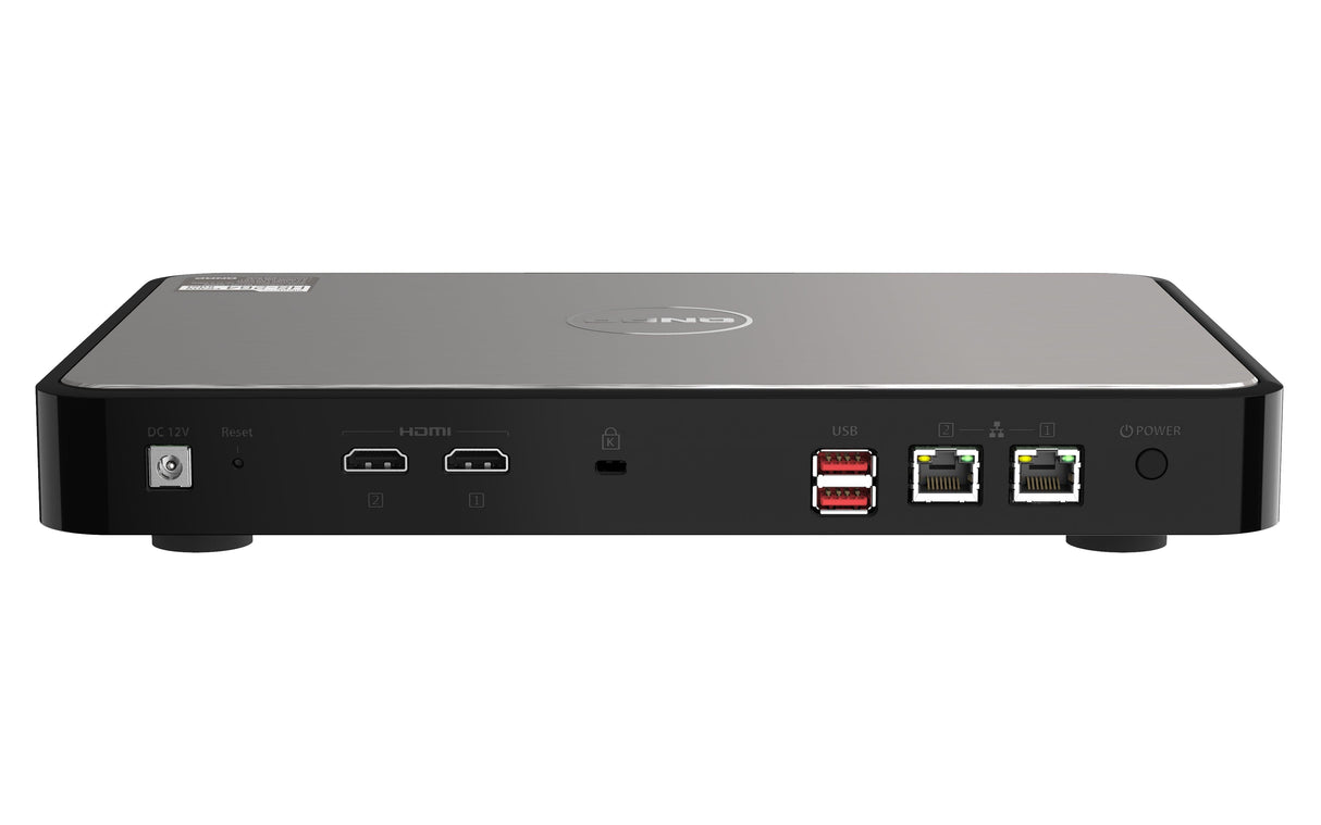 QNAP 2 x 3.5" | Intel Celeron N5105 | 8 GB | 4 GB Flash | 60 W | 100-240 V | 1.56 kg (HS-264-8G)