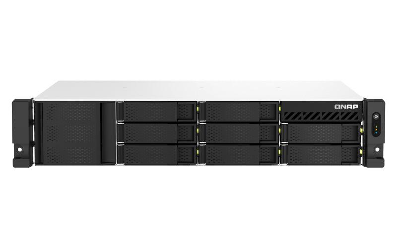 QNAP 8 x 3.5" | Intel Celeron N5105|N5095 2.9GHz | 4 GB SO-DIMM DDR4 (1 x 4 GB) | 4GB Flash | 300W (x2) | 100 - 240V (TS-864EU-RP-4G)