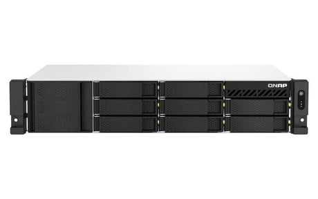 QNAP 8 x 3.5" | Intel Celeron N5105|N5095 2.9GHz | 4 GB SO-DIMM DDR4 (1 x 4 GB) | 4GB Flash | 300W (x2) | 100 - 240V (TS-864EU-RP-4G)
