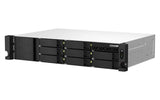 QNAP 8 x 3.5" | Intel Celeron N5105|N5095 2.9GHz | 8 GB SO-DIMM DDR4 (1 x 4 GB) | 4GB Flash | 300W (x2) | 100 - 240V (TS-864EU-RP-8G)
