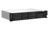 QNAP 8 x 3.5" | Intel Celeron N5105|N5095 2.9GHz | 4 GB SO-DIMM DDR4 (1 x 4 GB) | 4GB Flash | 300W (x2) | 100 - 240V (TS-864EU-RP-4G)
