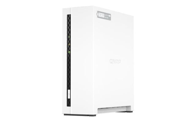 QNAP 1 x 3.5" | ARM 4-core Cortex-A55 | 2 GB DDR | 4 GB Flash | 36 W | 100-240 V | 1.34 lbs (TS-133)