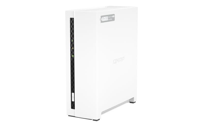 QNAP 1 x 3.5" | ARM 4-core Cortex-A55 | 2 GB DDR | 4 GB Flash | 36 W | 100-240 V | 1.34 lbs (TS-133)