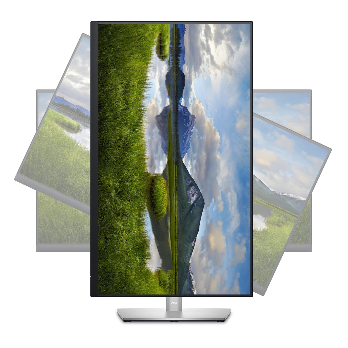 DELL P Series LED display (27") 4K Ultra HD LCD Black, Silver