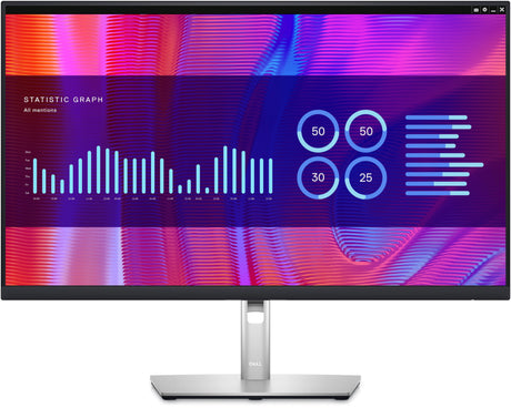 DELL P Series LED display (27") Quad HD LCD Black, Silver