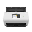 BROTHER Dual CIS | Dissplay | A4 | 355.6x215.9 mm | 1 |200 dpi | 40 ppm | 484-bit | paper\plastic cards | 256 levels(8 bit) | Wi-Fi 2.4GHz | USB 3 | 299x215x190 mm | 2.6kg (ADS-3300W)